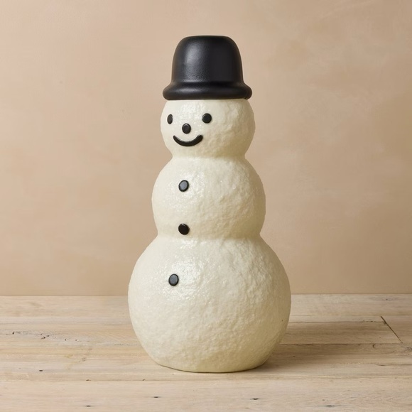 John Derian for Target 14" Snowman Lit Blow Mold NWT SEE PICTURES, DEFECT-AS IS - Picture 4 of 7